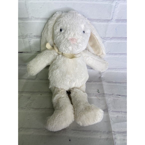 Pottery Barn Kids Bunny Rabbit Stuffed Animal Easter Plush Off White Beige Ears - Picture 1 of 7